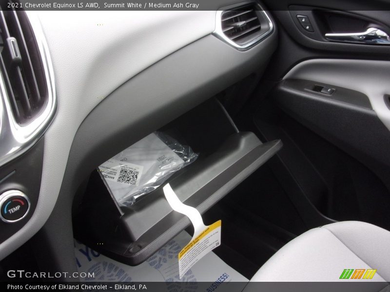 Summit White / Medium Ash Gray 2021 Chevrolet Equinox LS AWD