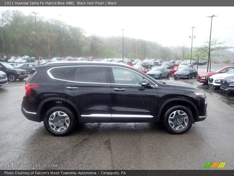  2021 Santa Fe Hybrid Blue AWD Black Noir Pearl
