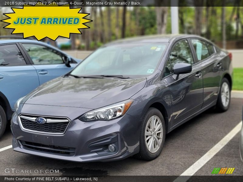 Magnetite Gray Metallic / Black 2018 Subaru Impreza 2.0i Premium 4-Door