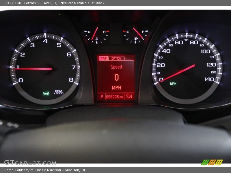 Quicksilver Metallic / Jet Black 2014 GMC Terrain SLE AWD