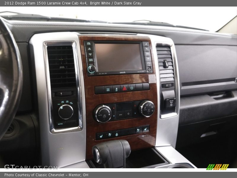 Bright White / Dark Slate Gray 2012 Dodge Ram 1500 Laramie Crew Cab 4x4