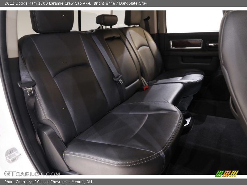 Bright White / Dark Slate Gray 2012 Dodge Ram 1500 Laramie Crew Cab 4x4