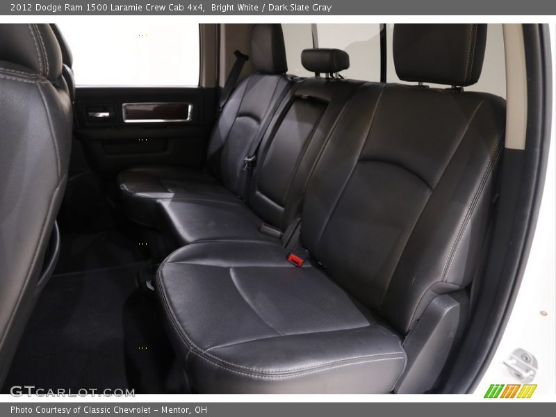 Bright White / Dark Slate Gray 2012 Dodge Ram 1500 Laramie Crew Cab 4x4