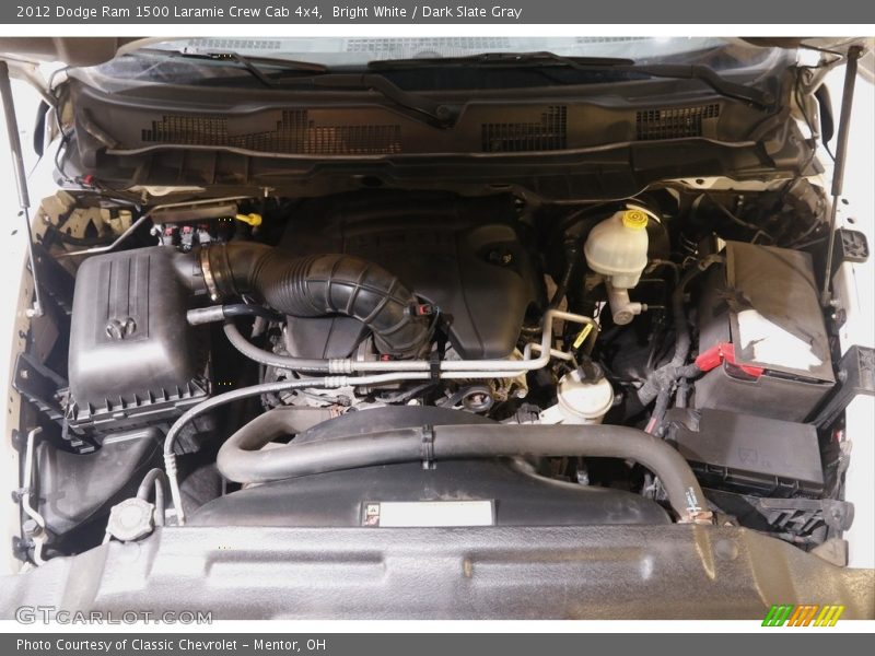 Bright White / Dark Slate Gray 2012 Dodge Ram 1500 Laramie Crew Cab 4x4