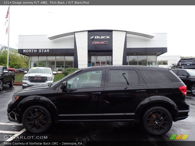 Pitch Black / R/T Black/Red 2014 Dodge Journey R/T AWD