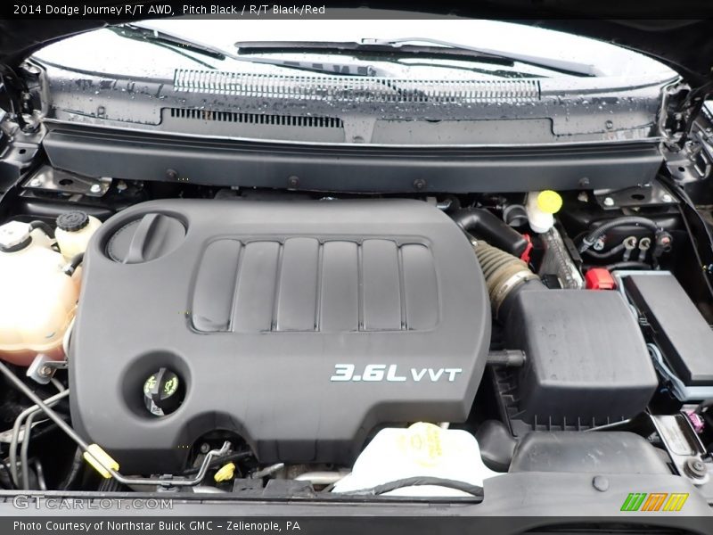Pitch Black / R/T Black/Red 2014 Dodge Journey R/T AWD