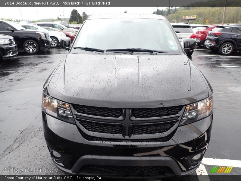 Pitch Black / R/T Black/Red 2014 Dodge Journey R/T AWD