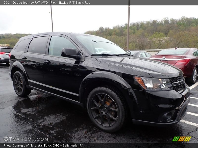 Pitch Black / R/T Black/Red 2014 Dodge Journey R/T AWD