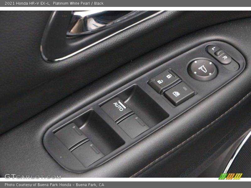 Platinum White Pearl / Black 2021 Honda HR-V EX-L