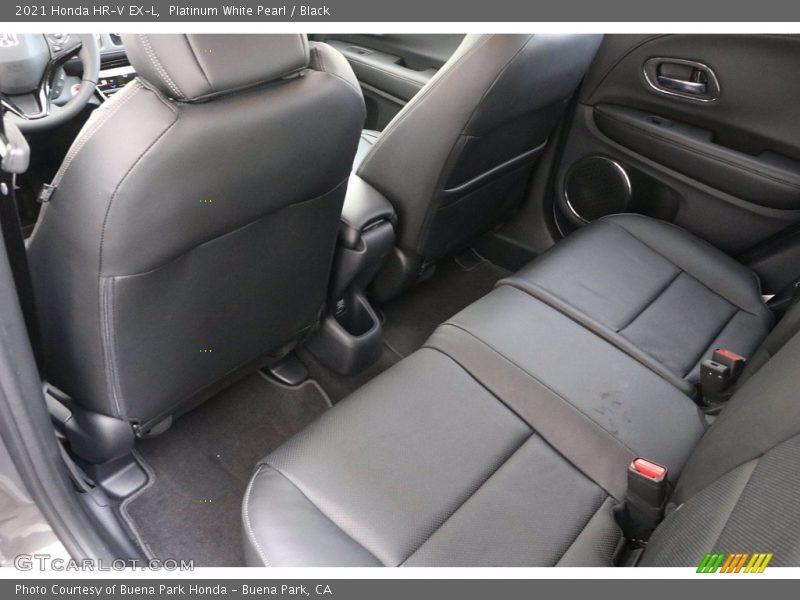 Platinum White Pearl / Black 2021 Honda HR-V EX-L
