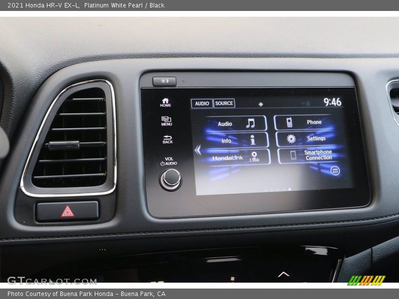 Platinum White Pearl / Black 2021 Honda HR-V EX-L