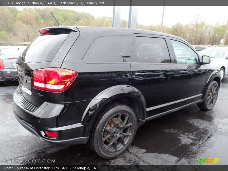 Pitch Black / R/T Black/Red 2014 Dodge Journey R/T AWD