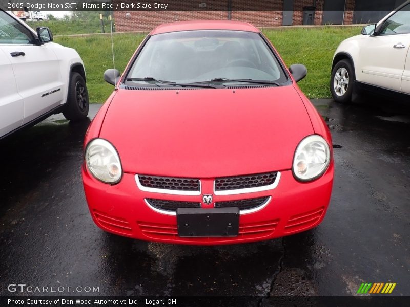 Flame Red / Dark Slate Gray 2005 Dodge Neon SXT