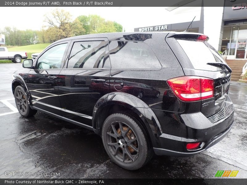 Pitch Black / R/T Black/Red 2014 Dodge Journey R/T AWD