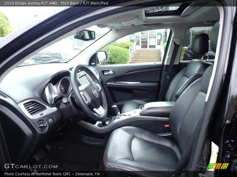 Pitch Black / R/T Black/Red 2014 Dodge Journey R/T AWD