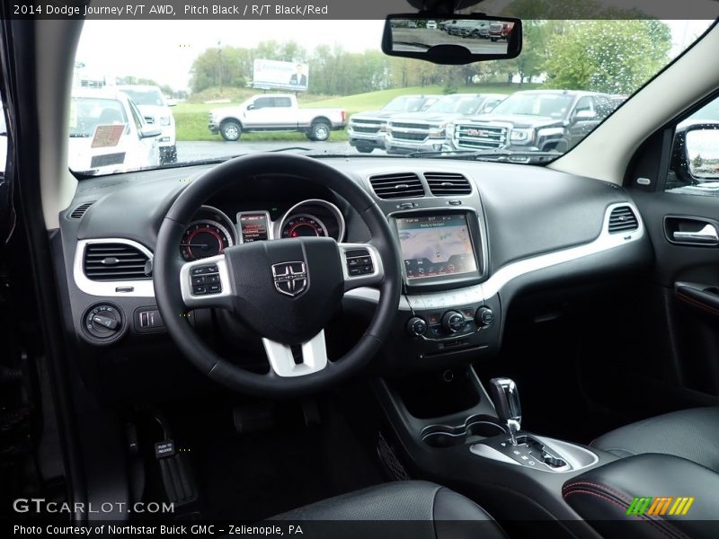 Pitch Black / R/T Black/Red 2014 Dodge Journey R/T AWD