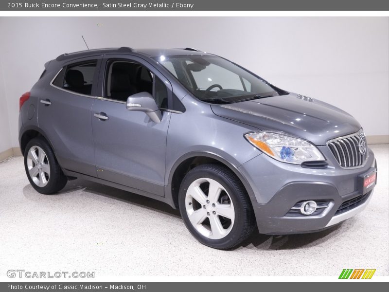 Satin Steel Gray Metallic / Ebony 2015 Buick Encore Convenience