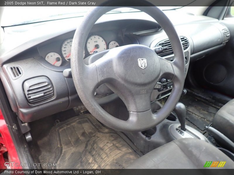 Flame Red / Dark Slate Gray 2005 Dodge Neon SXT