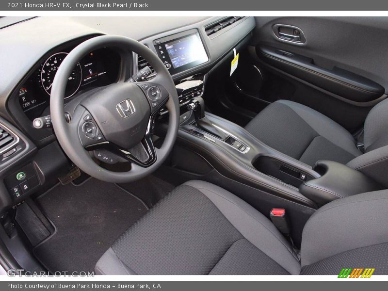 Crystal Black Pearl / Black 2021 Honda HR-V EX