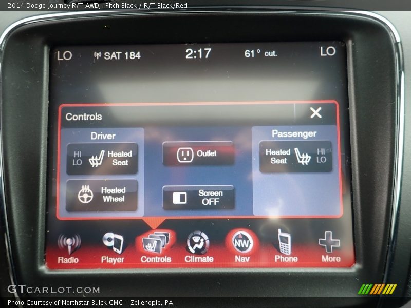 Pitch Black / R/T Black/Red 2014 Dodge Journey R/T AWD