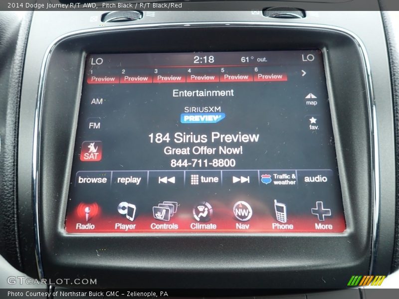 Pitch Black / R/T Black/Red 2014 Dodge Journey R/T AWD