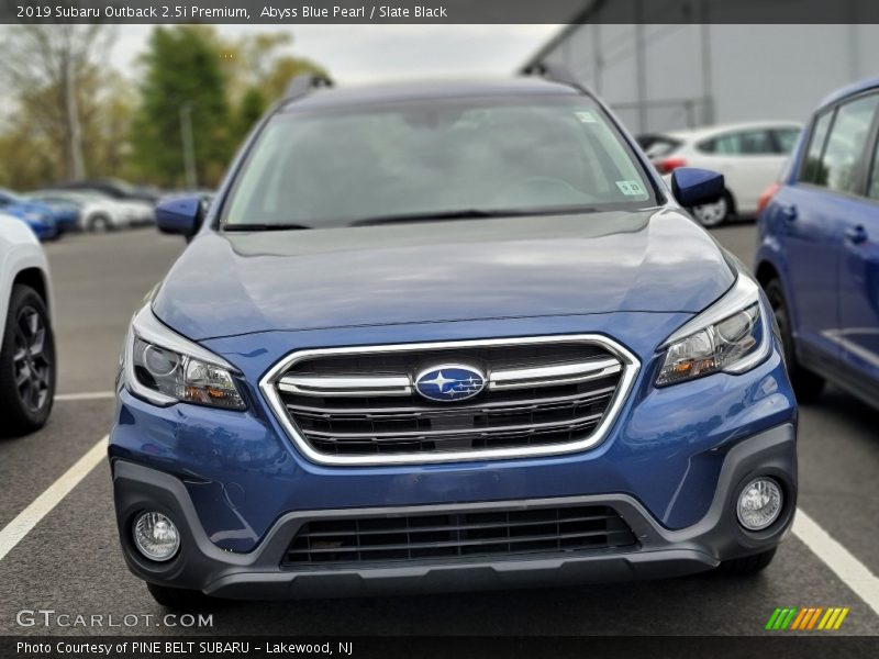 Abyss Blue Pearl / Slate Black 2019 Subaru Outback 2.5i Premium