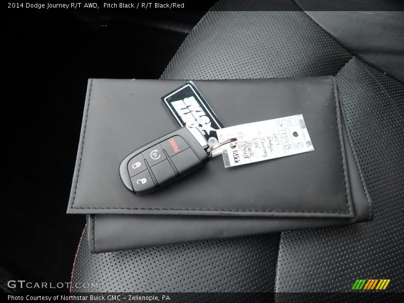 Pitch Black / R/T Black/Red 2014 Dodge Journey R/T AWD