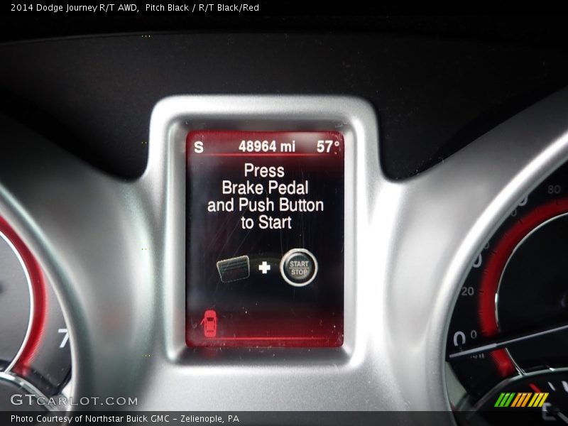 Pitch Black / R/T Black/Red 2014 Dodge Journey R/T AWD