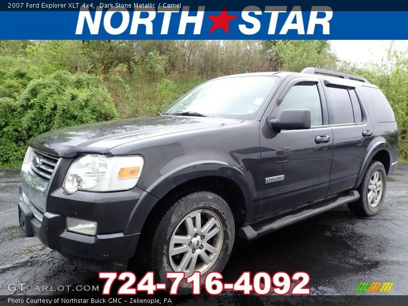 Dark Stone Metallic / Camel 2007 Ford Explorer XLT 4x4