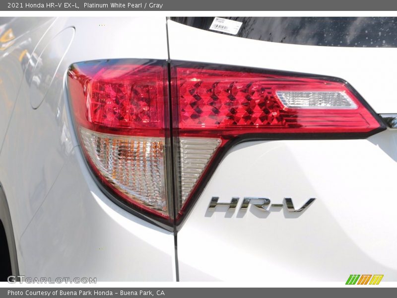 Platinum White Pearl / Gray 2021 Honda HR-V EX-L
