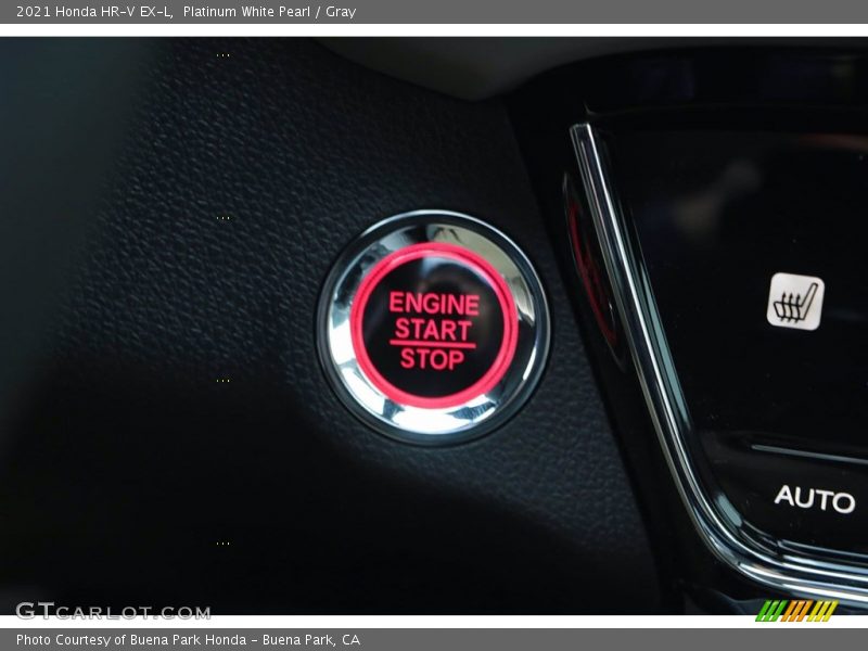 Platinum White Pearl / Gray 2021 Honda HR-V EX-L