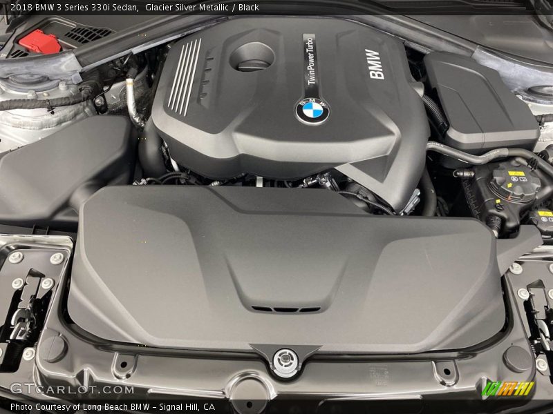 Glacier Silver Metallic / Black 2018 BMW 3 Series 330i Sedan
