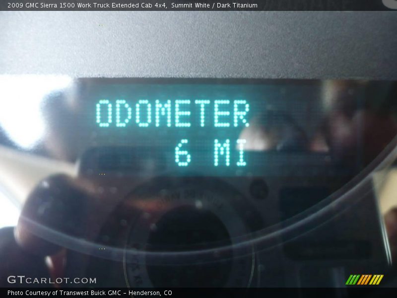 Summit White / Dark Titanium 2009 GMC Sierra 1500 Work Truck Extended Cab 4x4