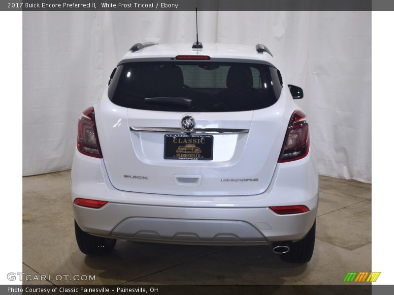 White Frost Tricoat / Ebony 2017 Buick Encore Preferred II