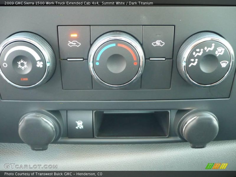 Summit White / Dark Titanium 2009 GMC Sierra 1500 Work Truck Extended Cab 4x4