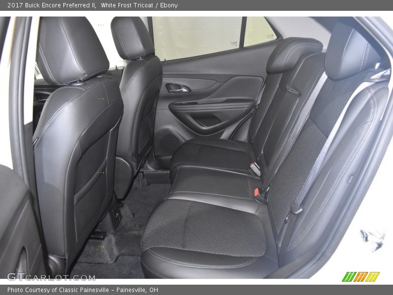 White Frost Tricoat / Ebony 2017 Buick Encore Preferred II