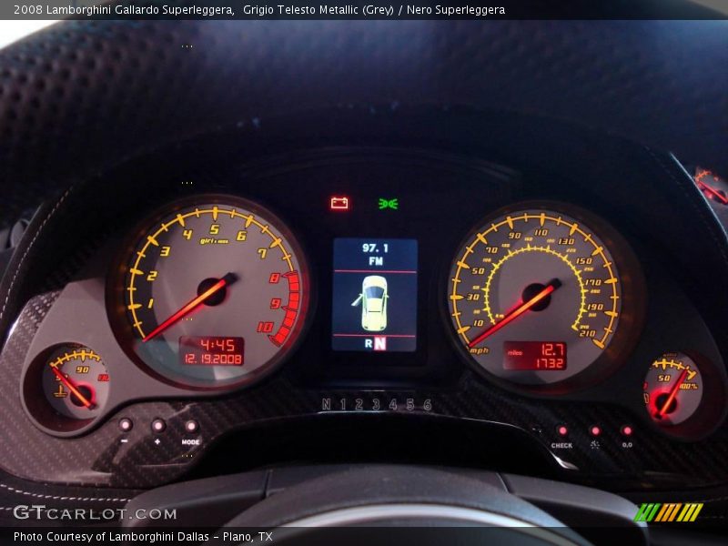  2008 Gallardo Superleggera Superleggera Gauges