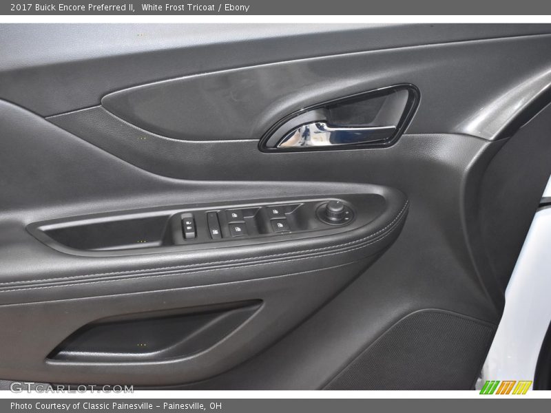 White Frost Tricoat / Ebony 2017 Buick Encore Preferred II