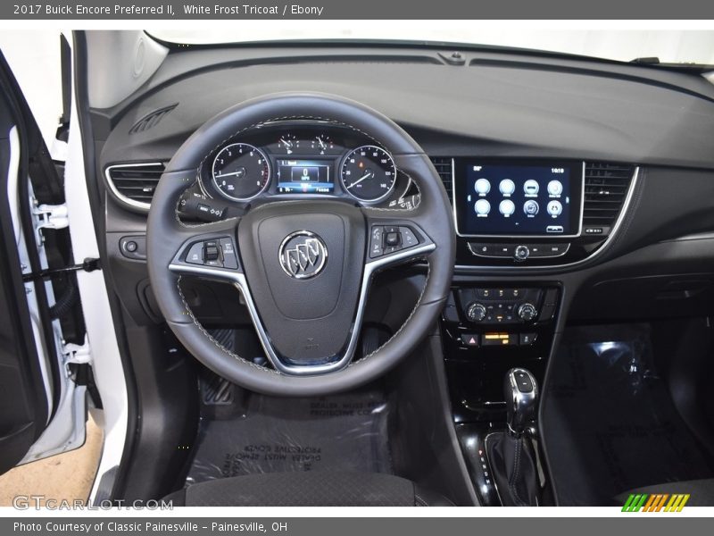 White Frost Tricoat / Ebony 2017 Buick Encore Preferred II