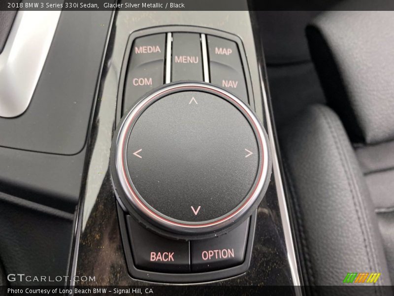 Glacier Silver Metallic / Black 2018 BMW 3 Series 330i Sedan