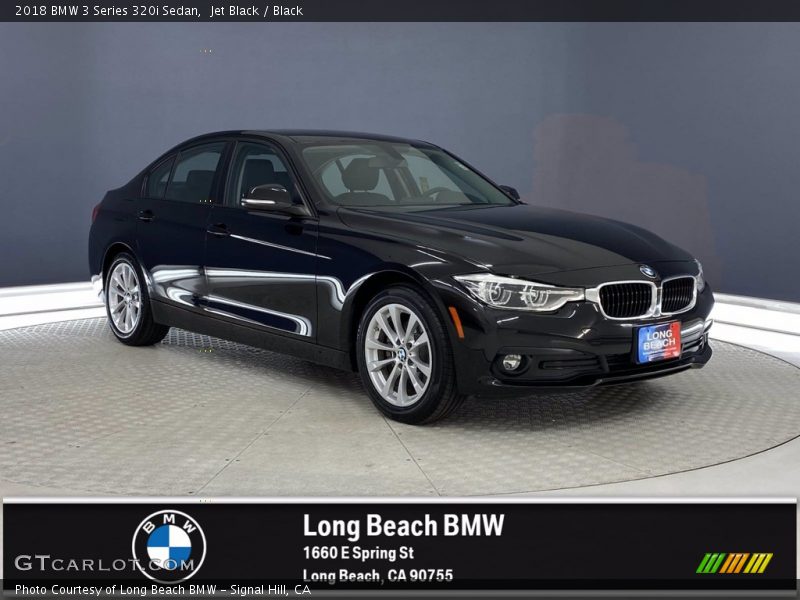 Jet Black / Black 2018 BMW 3 Series 320i Sedan