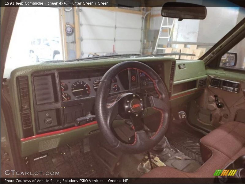  1991 Comanche Pioneer 4x4 Green Interior