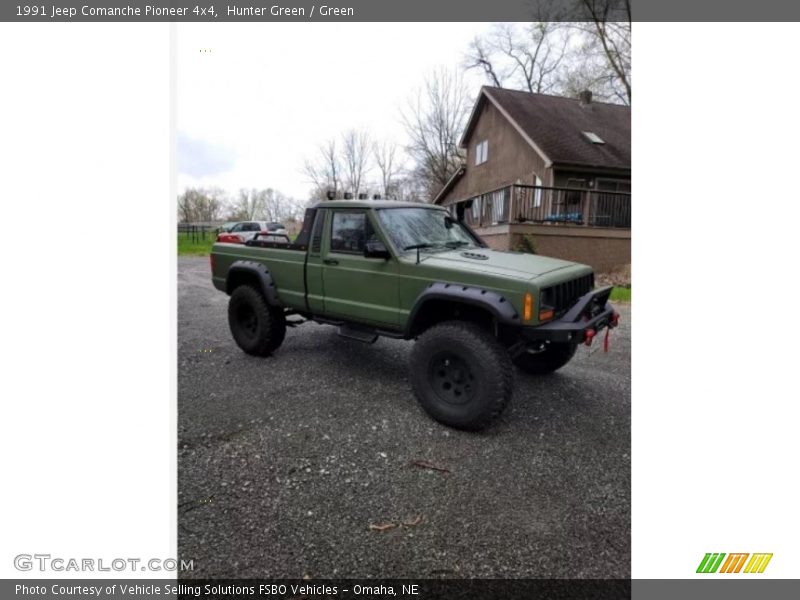 Hunter Green / Green 1991 Jeep Comanche Pioneer 4x4