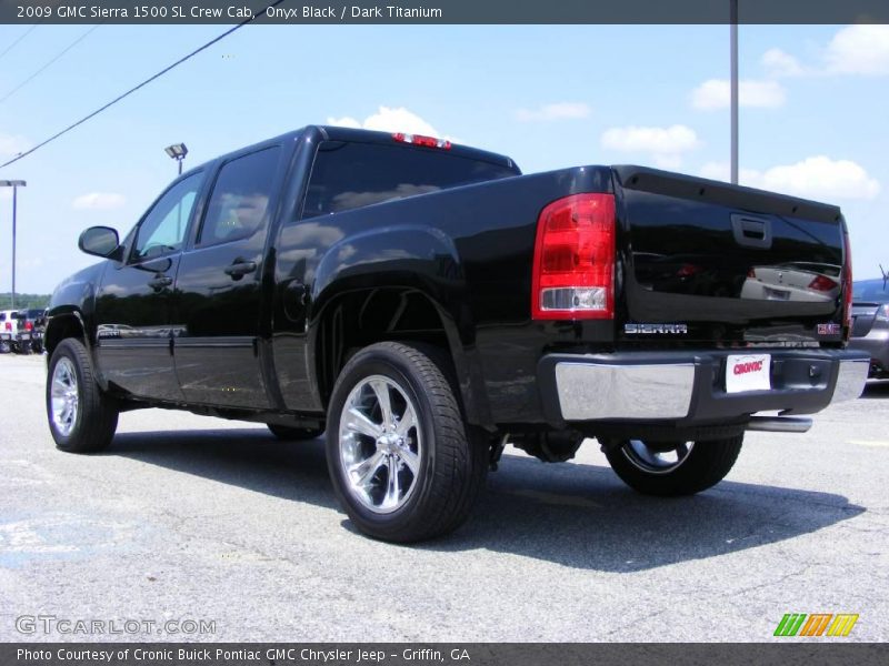 Onyx Black / Dark Titanium 2009 GMC Sierra 1500 SL Crew Cab
