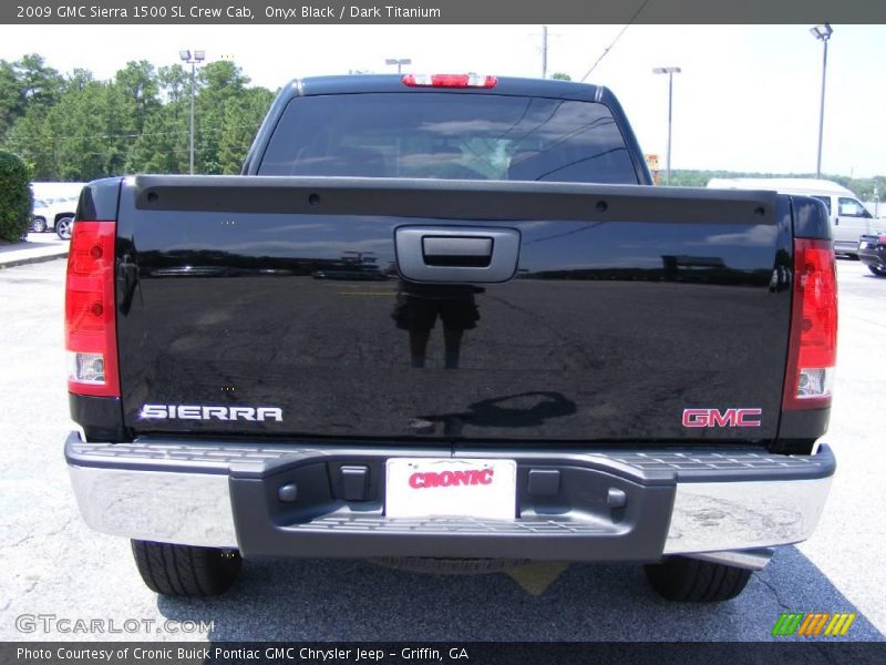 Onyx Black / Dark Titanium 2009 GMC Sierra 1500 SL Crew Cab