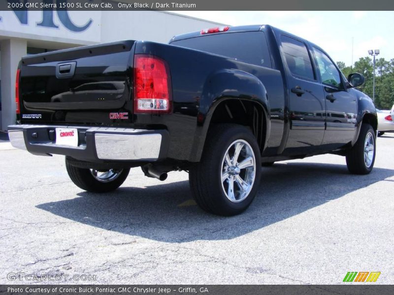Onyx Black / Dark Titanium 2009 GMC Sierra 1500 SL Crew Cab