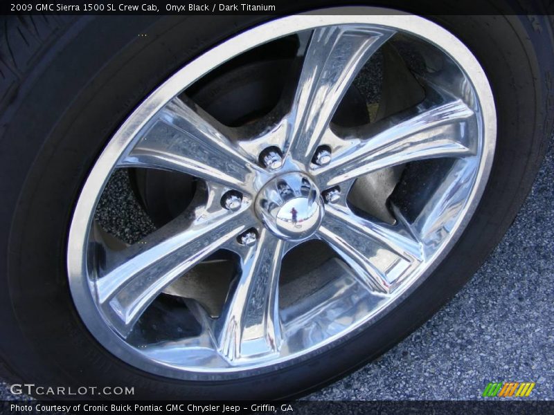 Onyx Black / Dark Titanium 2009 GMC Sierra 1500 SL Crew Cab