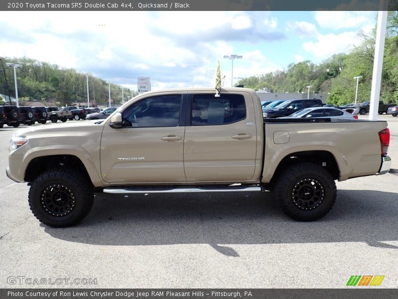 Quicksand / Black 2020 Toyota Tacoma SR5 Double Cab 4x4