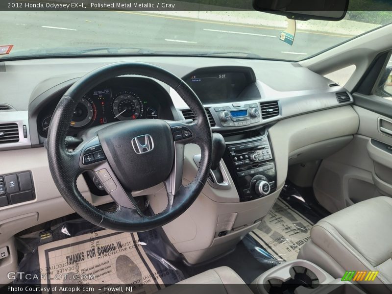 Polished Metal Metallic / Gray 2012 Honda Odyssey EX-L