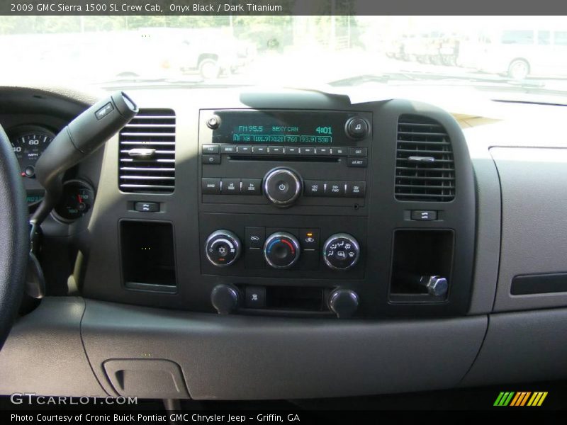 Onyx Black / Dark Titanium 2009 GMC Sierra 1500 SL Crew Cab